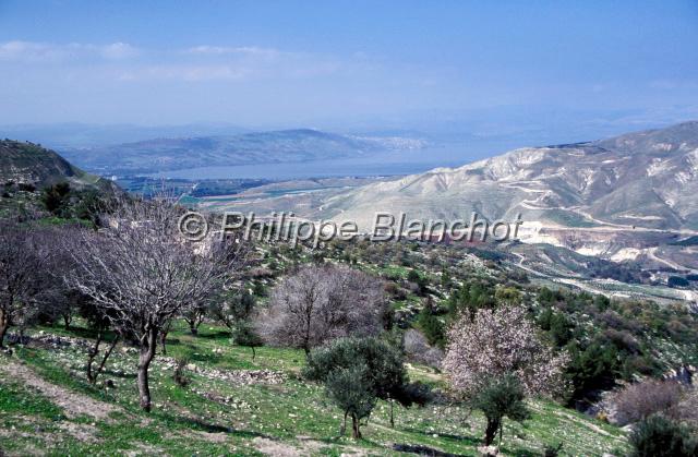 jordanie 35.JPG - Vue sur le lac de Tiberiade depuis Um Qeis, Jordanie